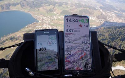 Entspiegelungsfolie im Flugsport – Handy als Navigationsgerät beim Gleitschirmfliegen